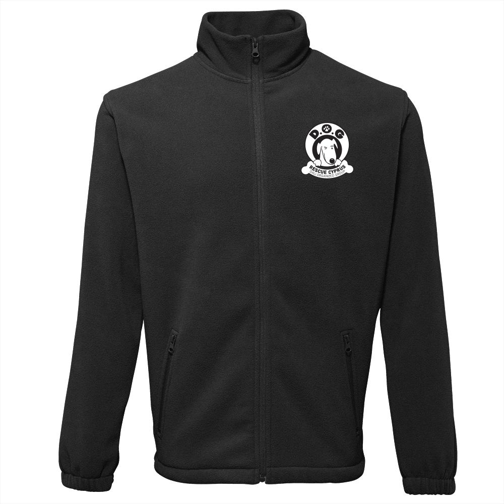 DALI DOG RESCUE FULL ZIP FLEECE